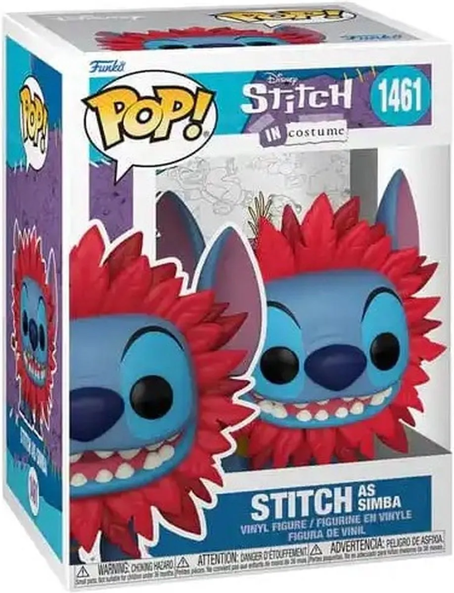Funko Lilo & Stitch POP! Simba 9cm - Buddy Vinyl Costume - Multicolor