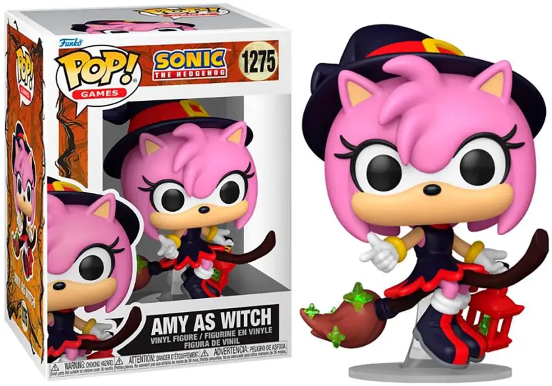 Funko Sonic the Hedgehog POP! Amy op Bezem - FK93525 - afbeelding 4 van 4