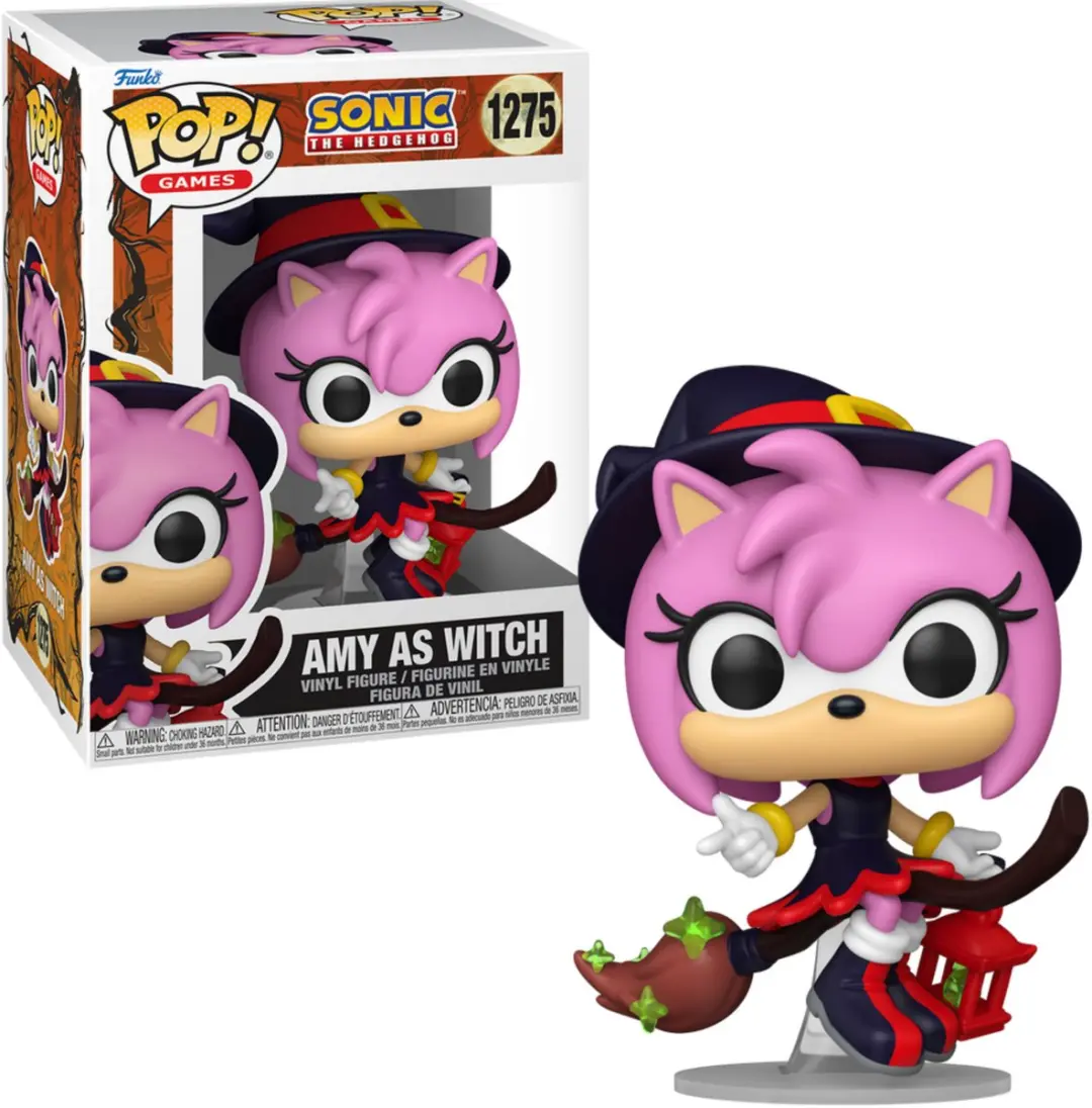 Funko Sonic the Hedgehog POP! Amy op Bezem