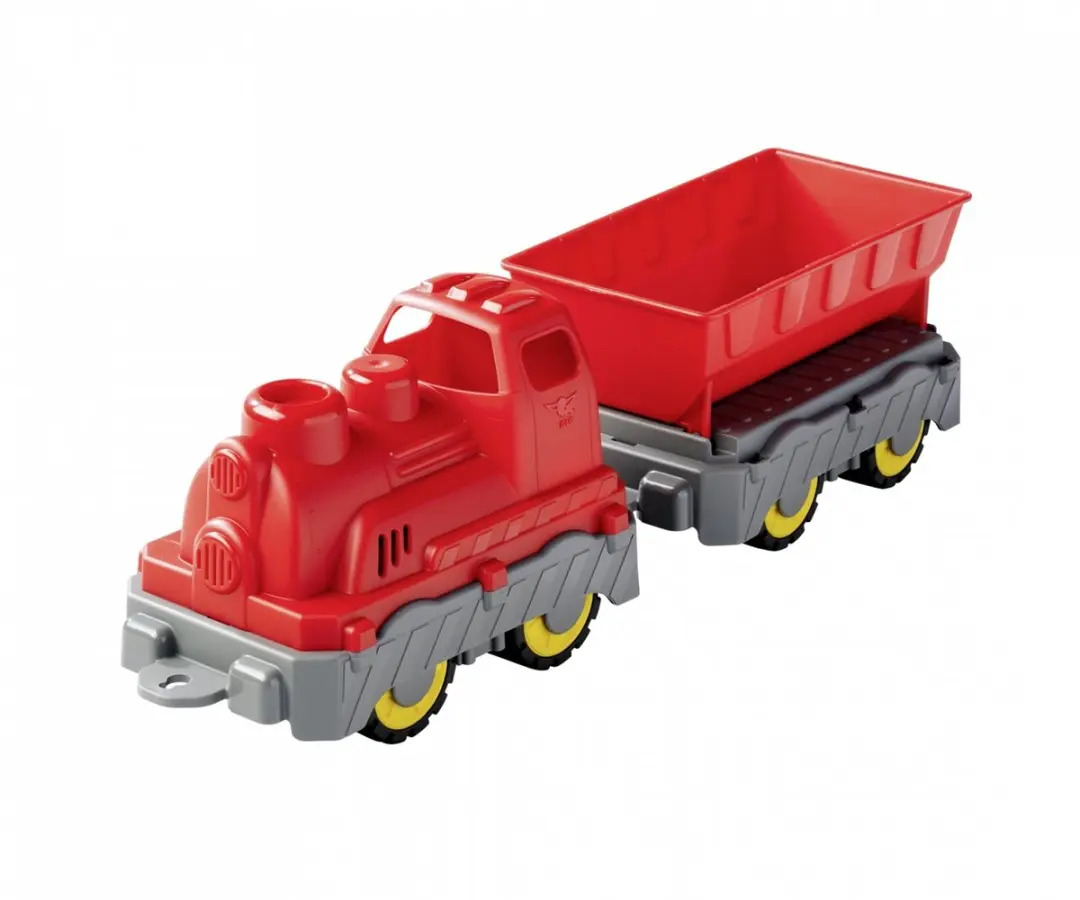 BIG Power Worker Trein 800055784 - Kunststof - Rood - afbeelding 3 van 6
