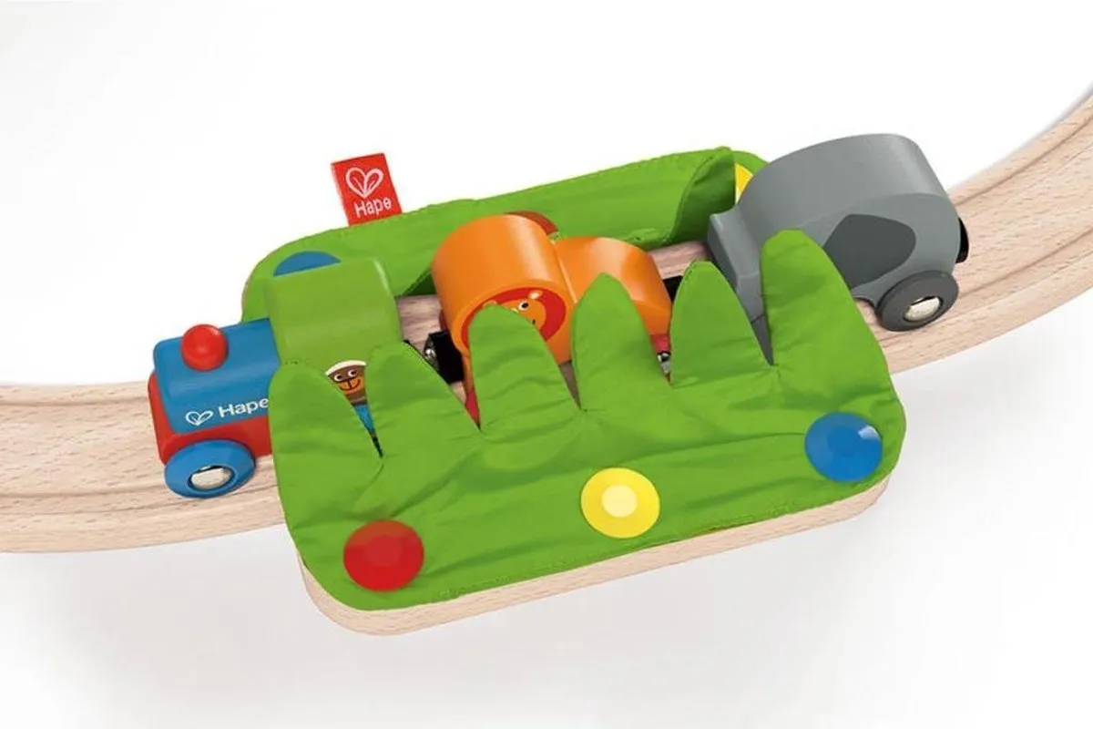 Hape Jungle Treinset E3800 - 13-delig - Multicolor