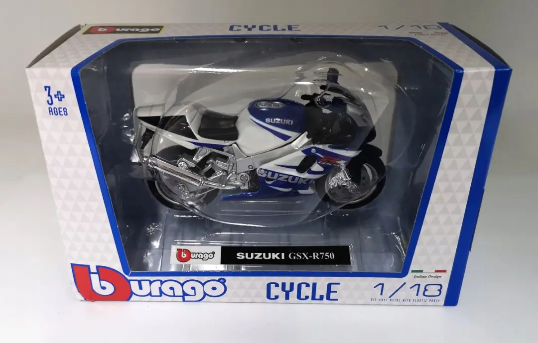 Bbuurago suzuki gsx-r750 motormodel 1:18