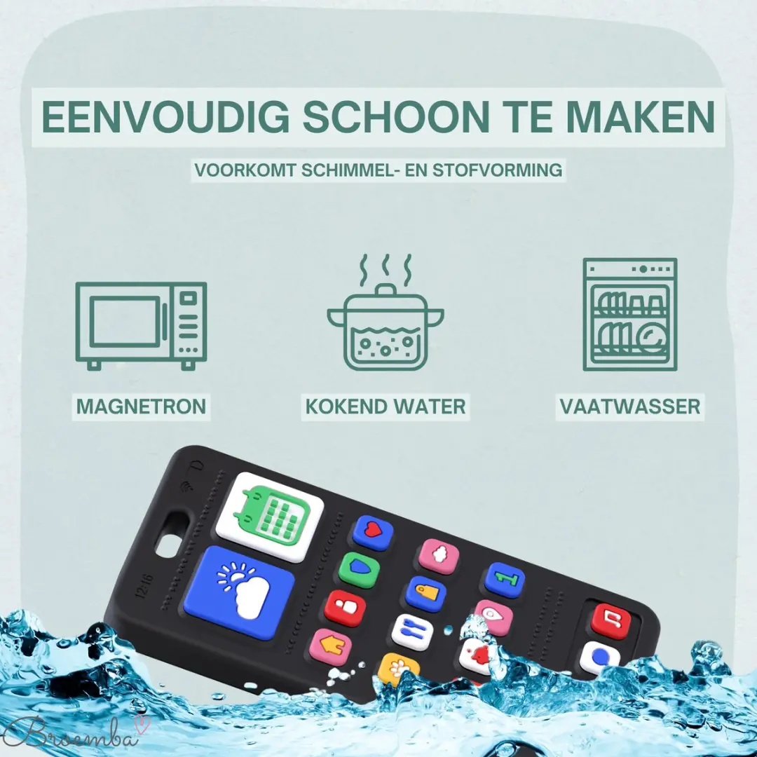 Broemba Baby Telefoon Siliconen Speelgoed - Telefoon
