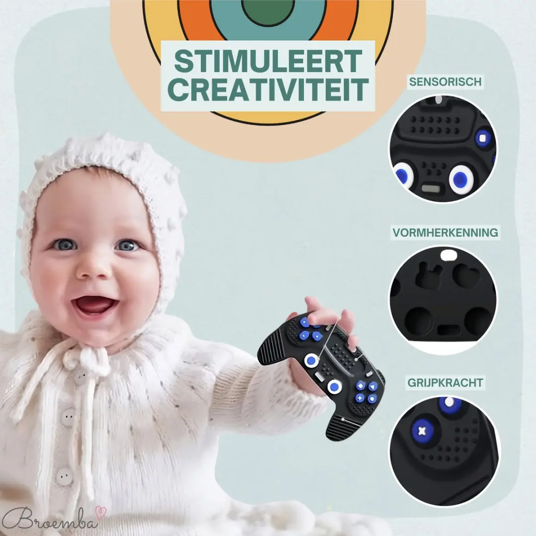 Broemba Baby Controller Siliconen Speelgoed - 1 Stuks