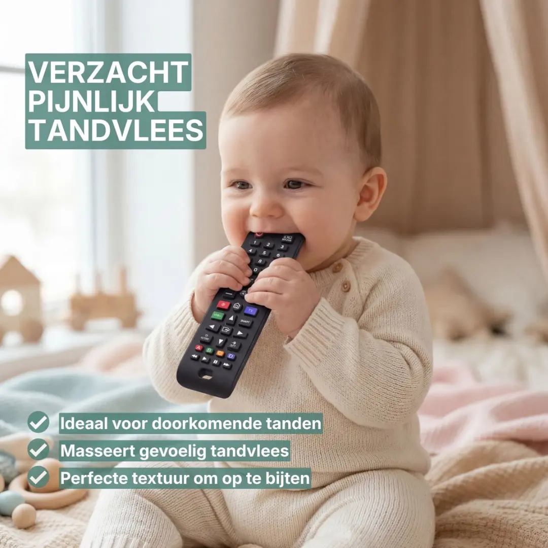 Broemba Baby Afstandsbediening + Telefoon - Siliconen Speelgoed