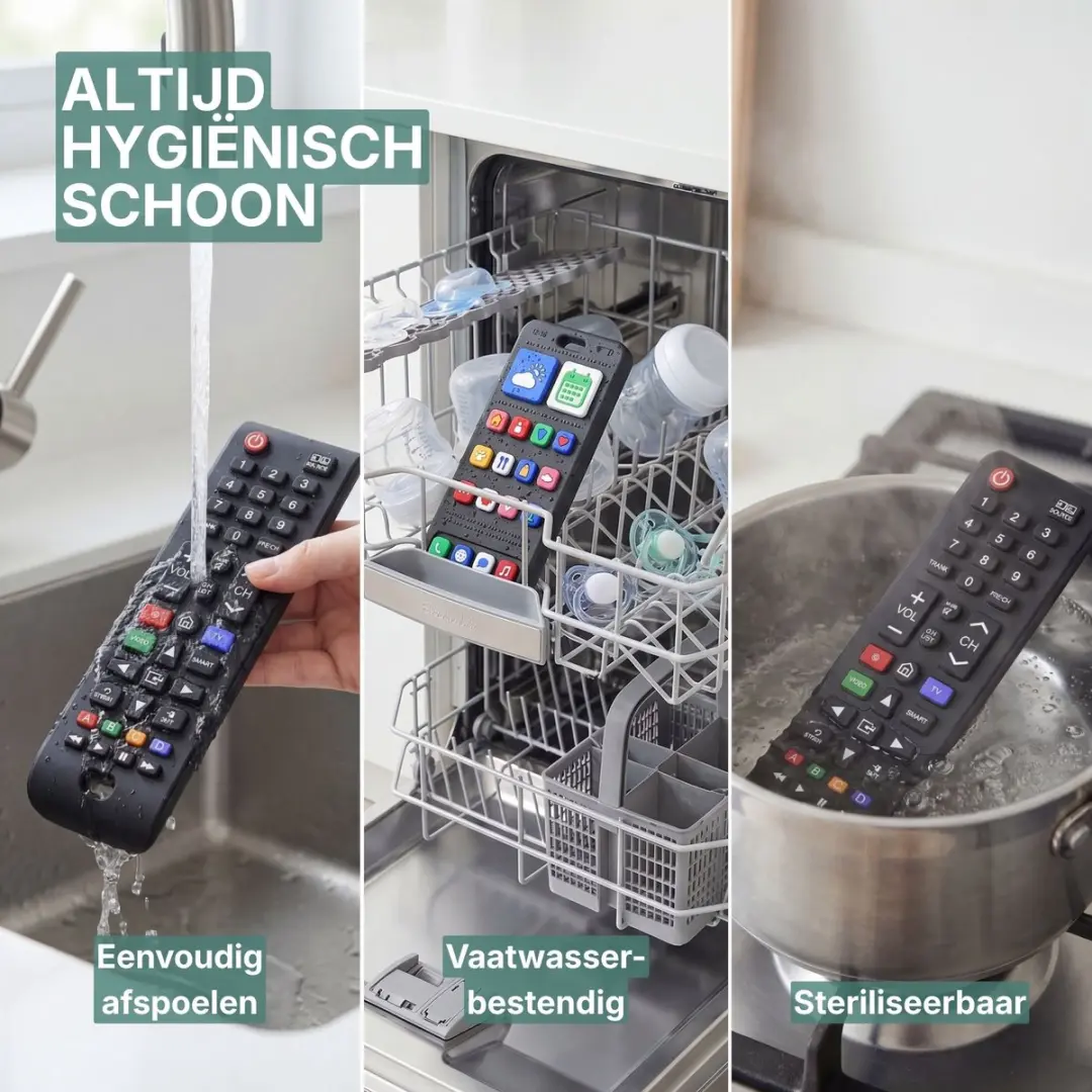 Broemba Baby Afstandsbediening + Telefoon - Siliconen Speelgoed
