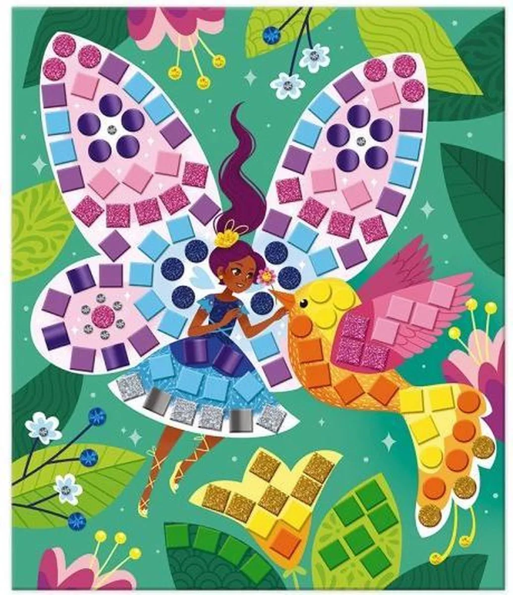 Janod Atelier Mozaïek Prinsessen & Feetjes - Multicolor