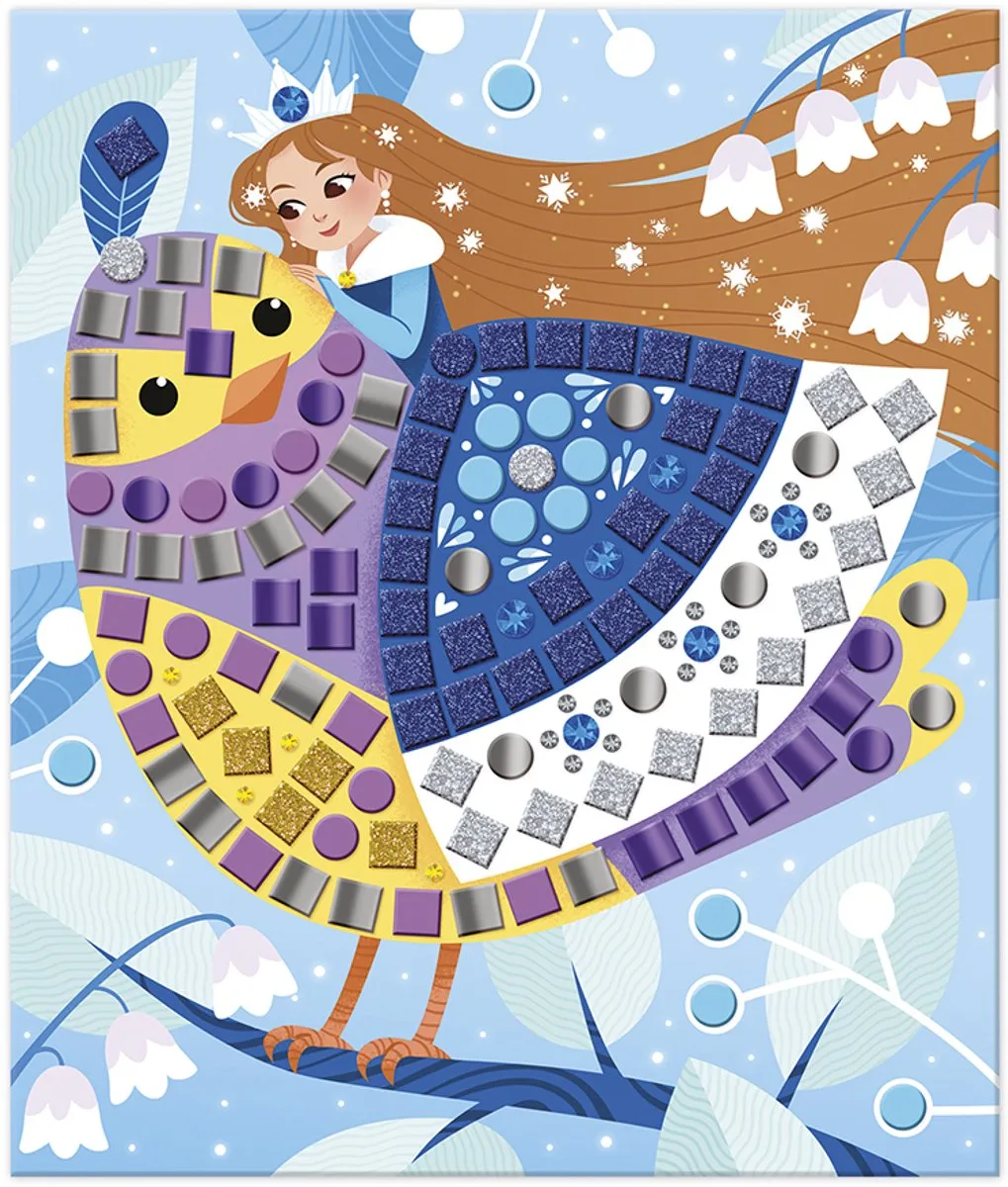 Janod Atelier Mozaïek Prinsessen & Feetjes - Multicolor