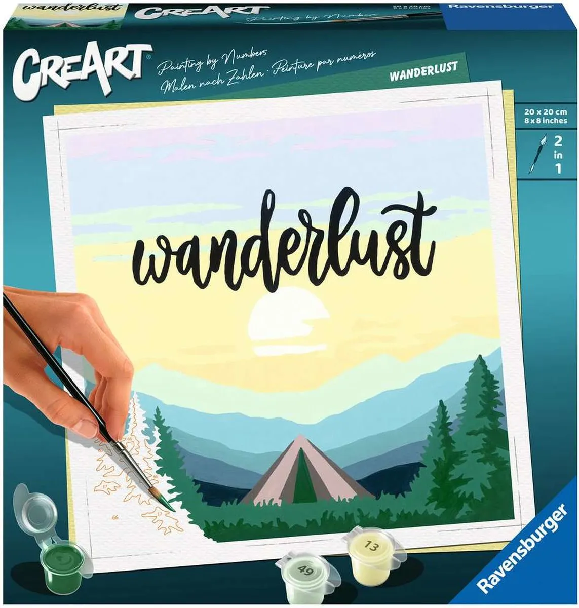 Ravensburger Wanderlust Schilderen op nummer - Meerkleurig