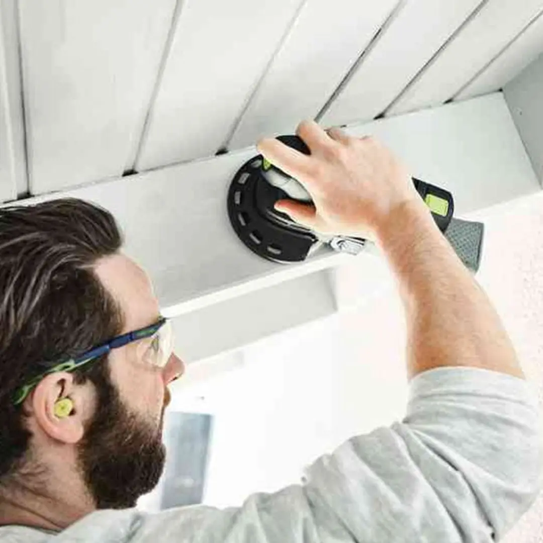 Festool ETSC 125 3.1 I-Plus Accu-Excenterschuurmachine - 2x accu - afbeelding 4 van 6