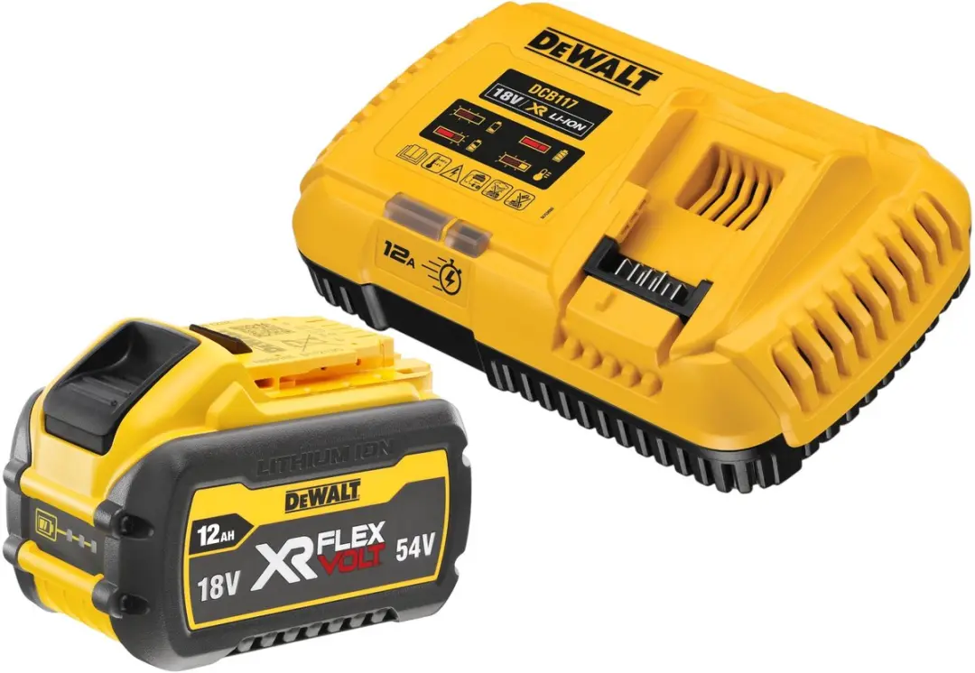 DeWalt DCB 117 Y1 accu-starterset 18 V oplader 12 A + 1x DCB 548 accu 12,0 Ah