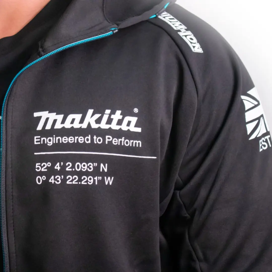 Makita 98P1818-XXL Werkjas met capuchon - XXL Grijs - afbeelding 4 van 5