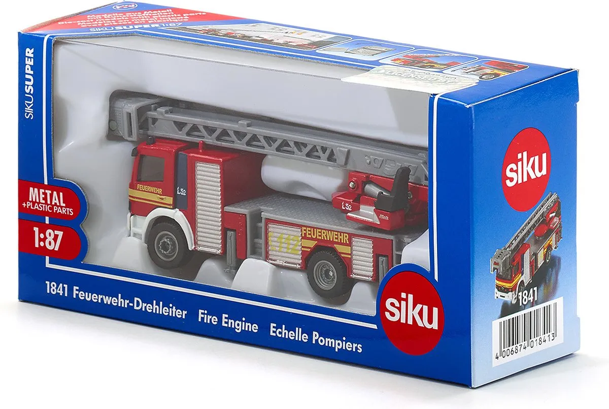 SIKU 1841 Brandweerwagen - 1:87 - Rood