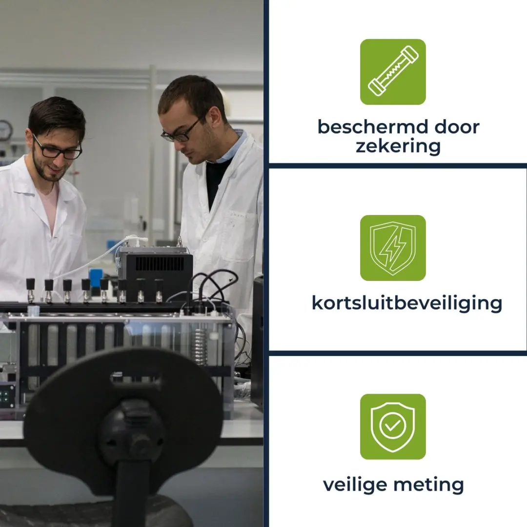 Velleman Laboratoriumvoeding 13.8V 10A - Grijs/Wit - afbeelding 3 van 6
