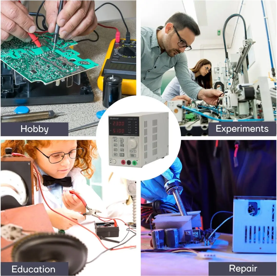 Velleman Programmeerbare Laboratoriumvoeding 30V/5A - USB - Wit/Grijs - afbeelding 6 van 6