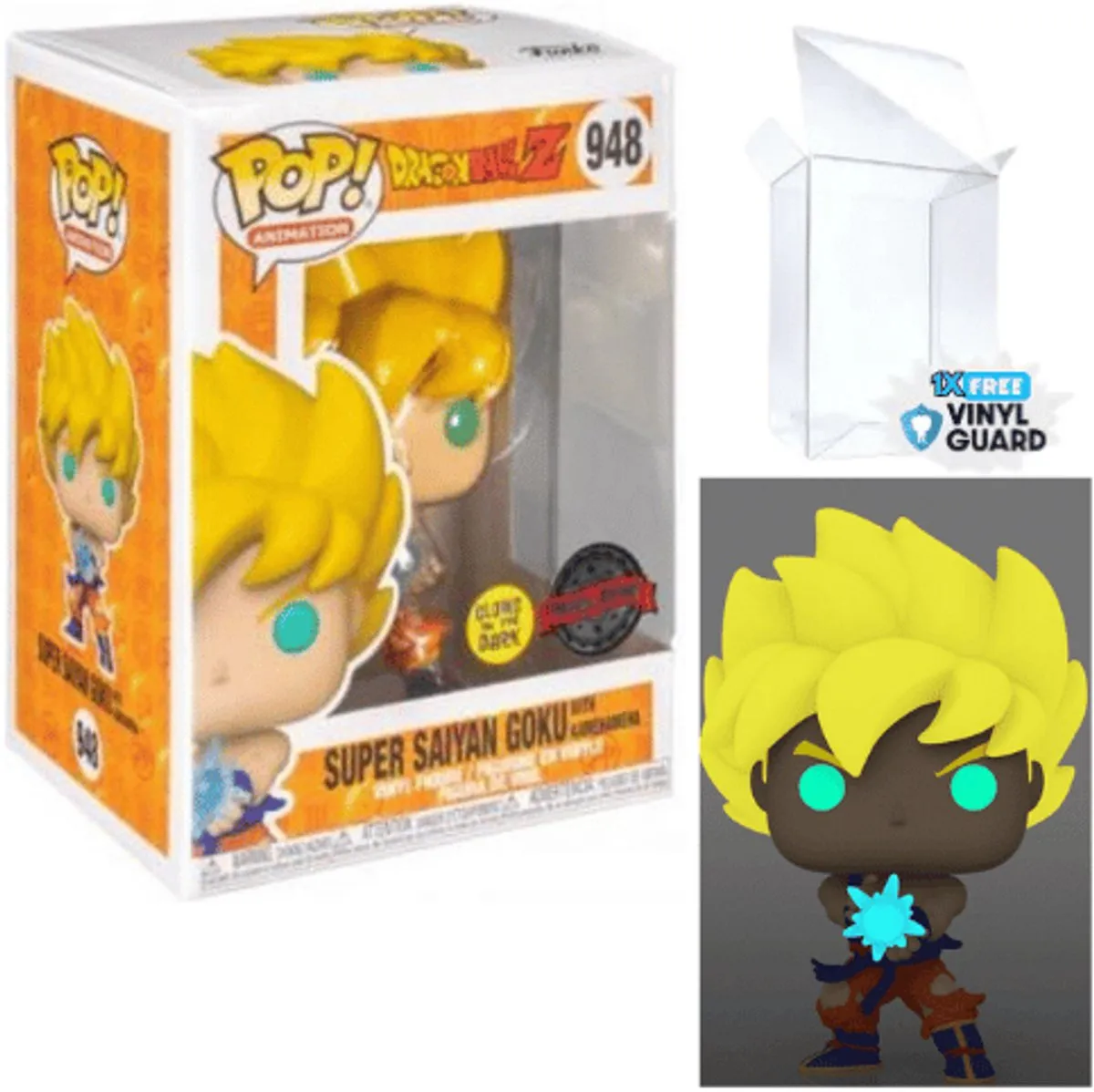 Funko Dragon Ball Z POP! Bobble Head SSGoku w/Kamehameha - 948 - Multi