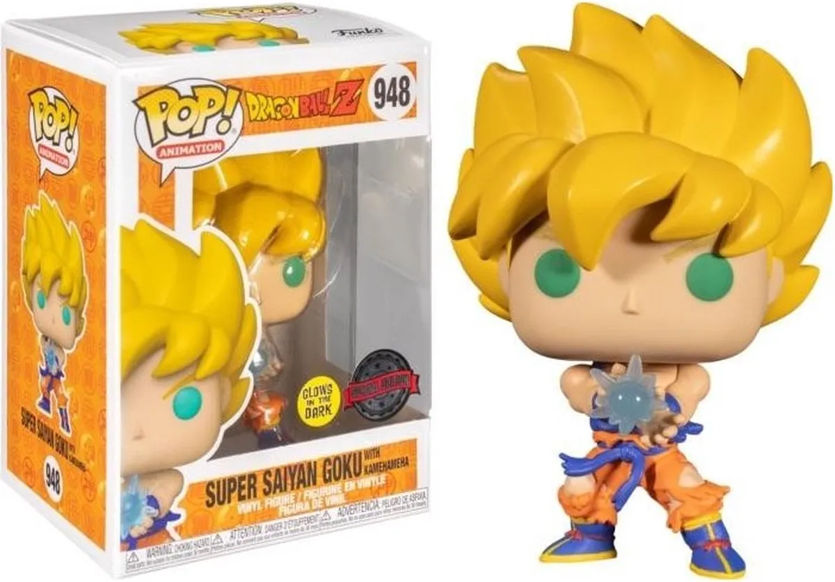 Funko Dragon Ball Z POP! Bobble Head SSGoku w/Kamehameha