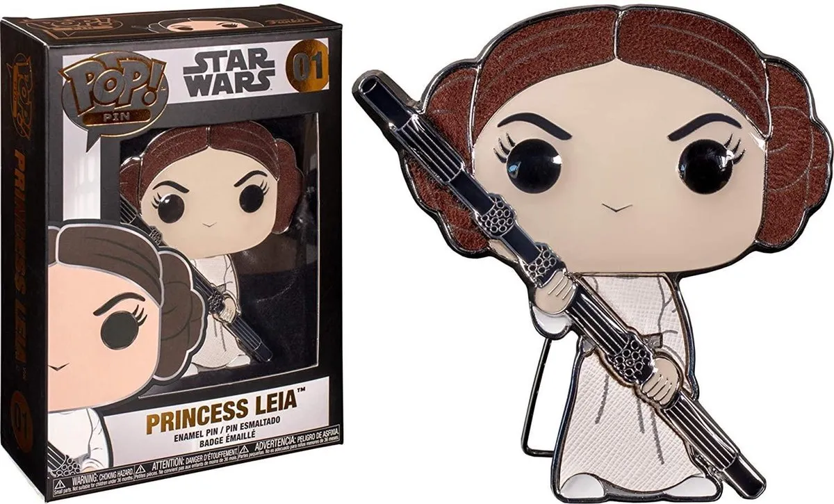 Funko Pop! Pin Star Wars Princess Leia Premium Enamel Pin