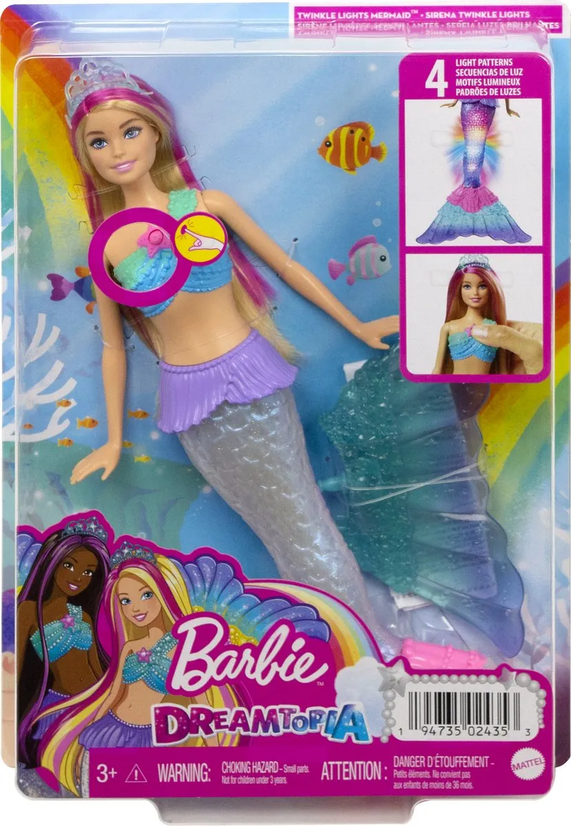 Barbie Dreamtopia Zeemeerminpop - Lichte Beige