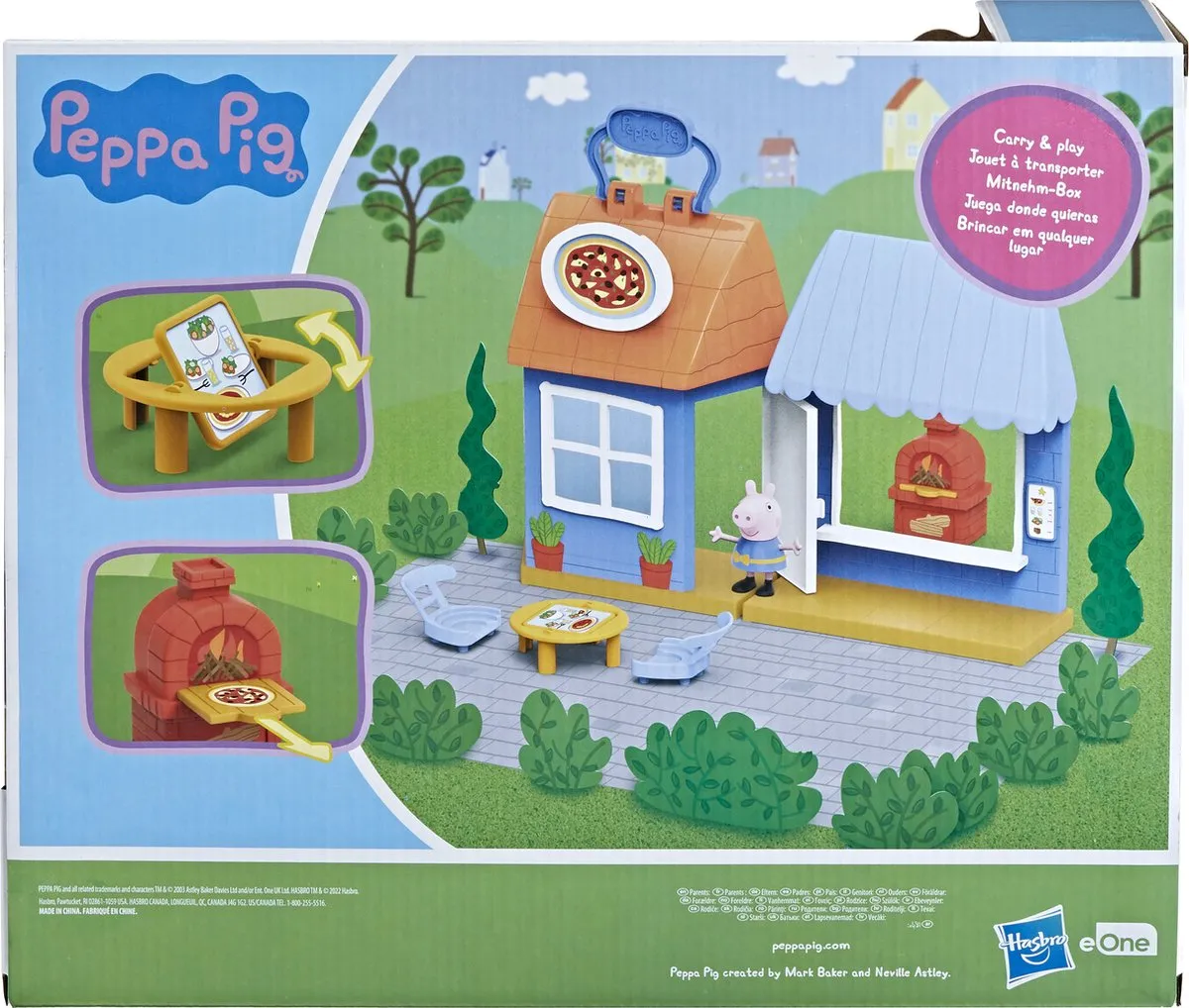 Hasbro Peppa Pig Pizzeria Speelset F21695L1 - Meerkleurig - afbeelding 6 van 6
