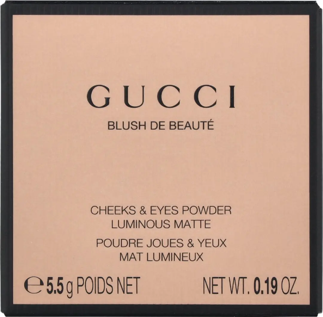 Gucci Cheeks & Eyes Powder Luminous Matte #01 Silky Rose - 5.5 g