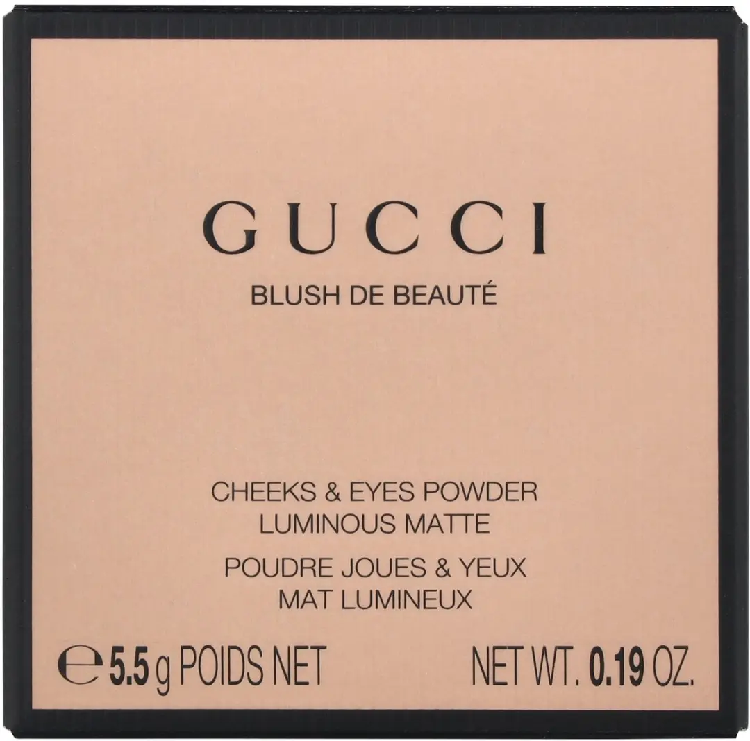 Gucci Cheeks & Eyes Powder Luminous Matte #01 Silky Rose