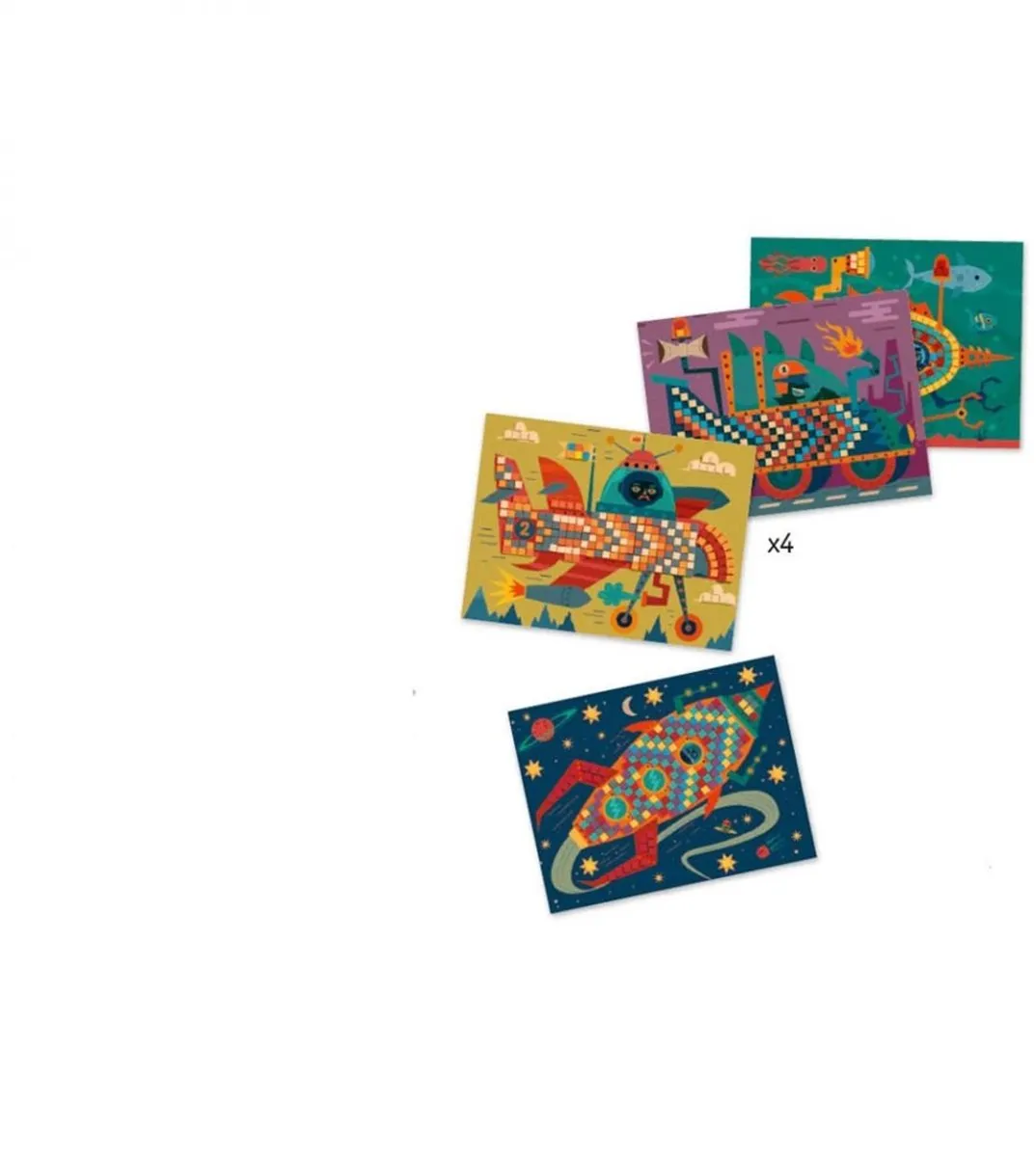 Djeco Plakken Ace at the Wheel - Multicolor