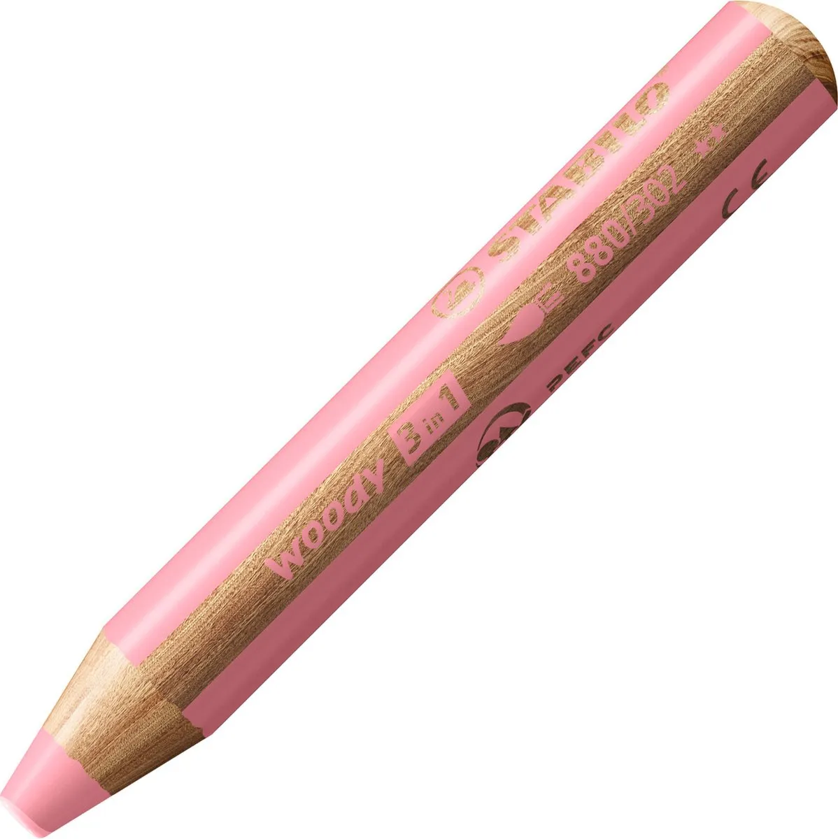 STABILO Woody 3in1 Pastel Roze Potlood