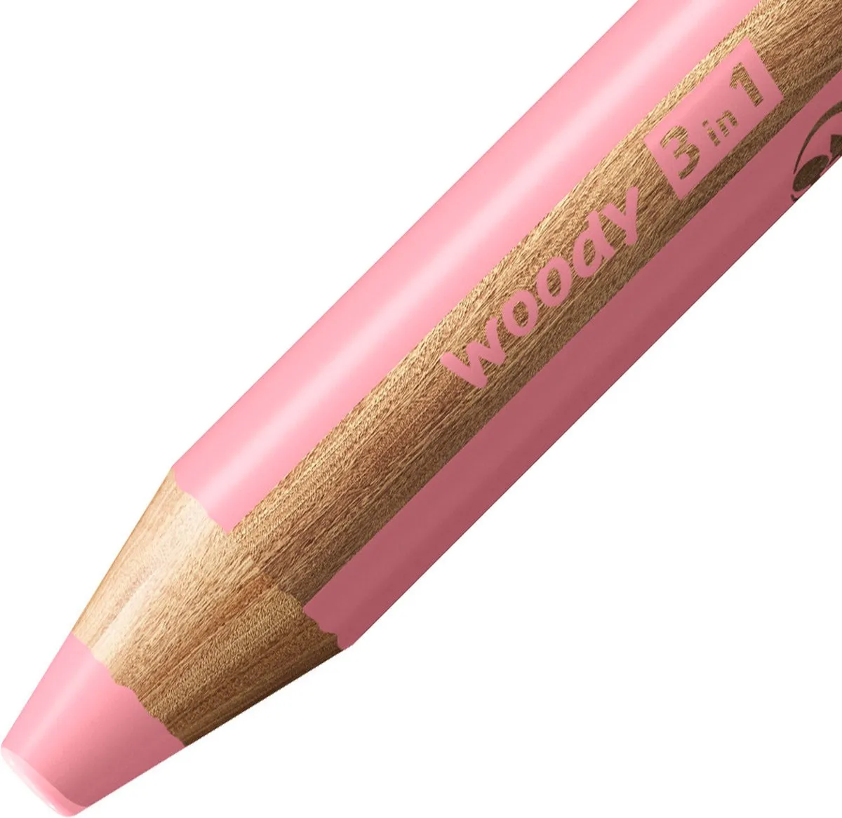 STABILO Woody 3in1 Pastel Roze Potlood - Ø20mm