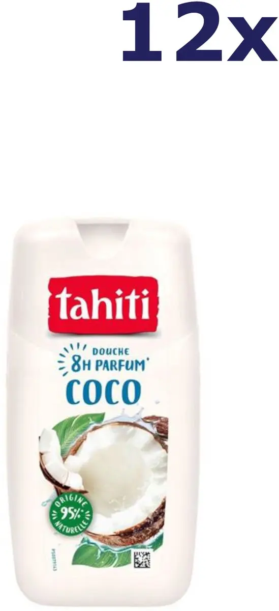 12x Tahiti douchegel kokos 250ML