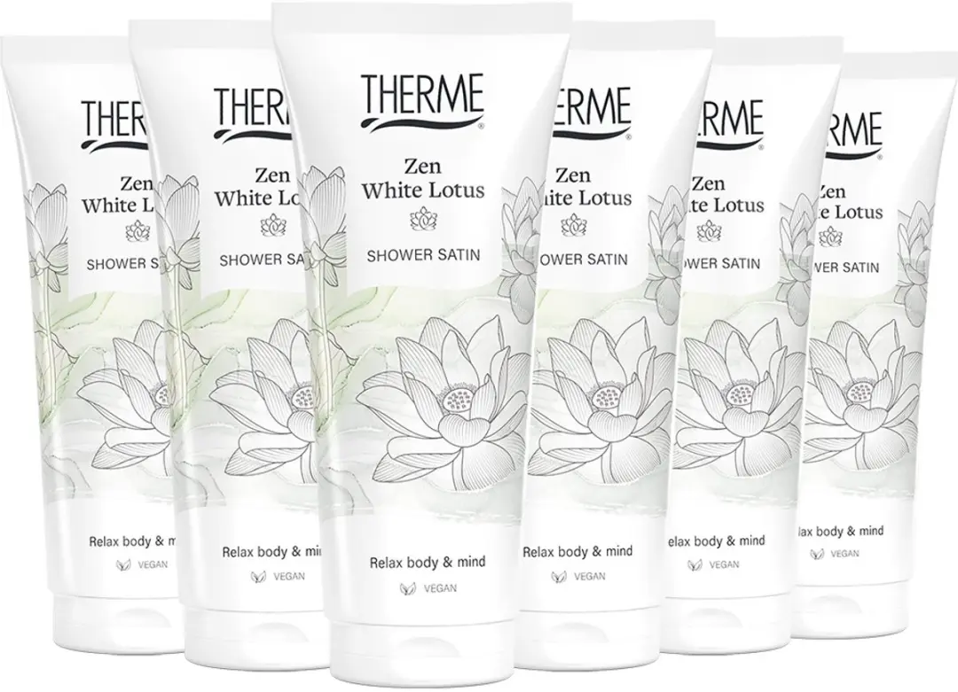 Therme Zen White Lotus Douchegel - 6x200ml - afbeelding 2 van 6