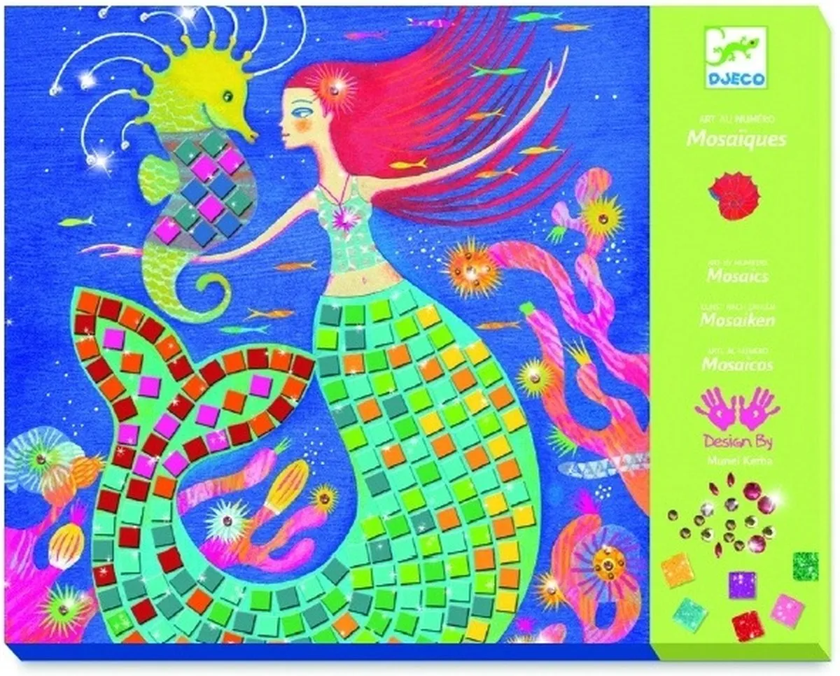 Djeco Plakken The Mermaids' Song - Multicolor - afbeelding 6 van 6