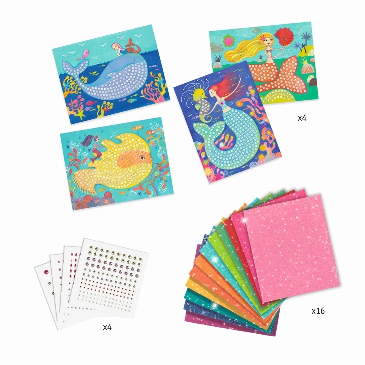 Djeco Plakken The Mermaids' Song - Multicolor