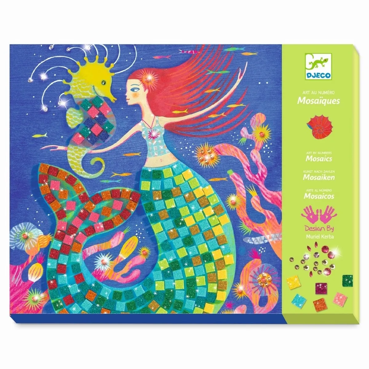 Djeco Plakken The Mermaids' Song - Multicolor