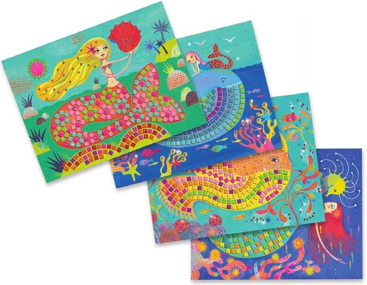 Djeco Plakken The Mermaids' Song - Multicolor