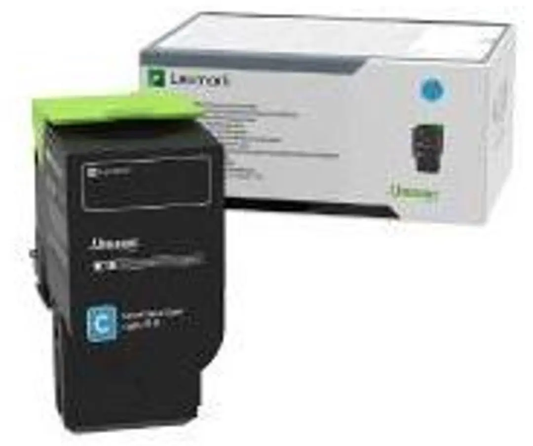 Lexmark 78C0U20 tonercartridge Cyaan