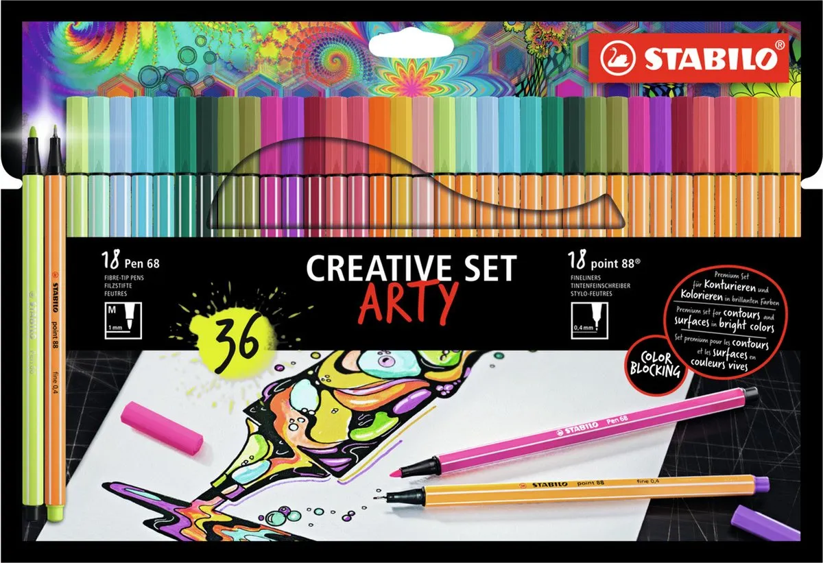 STABILO Arty Creative Set 36 Stuks