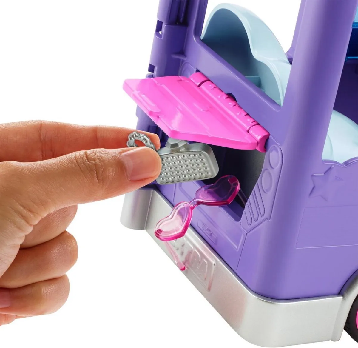 Barbie Extra Minimin Bus Speelset - Blauw