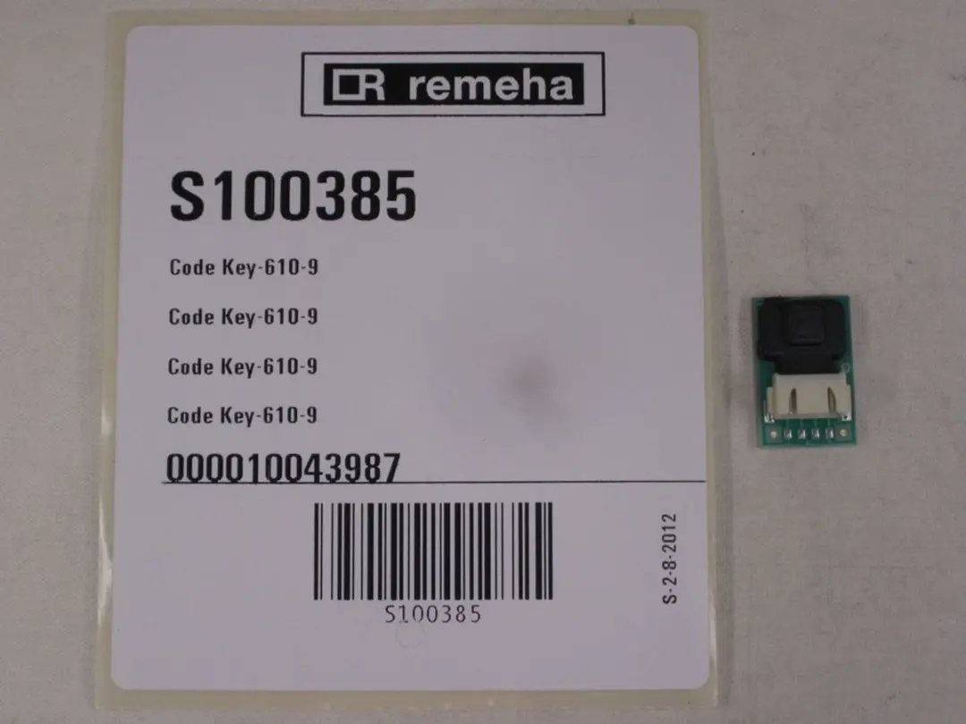 Remeha Sleutel C610 9Gl, S100385