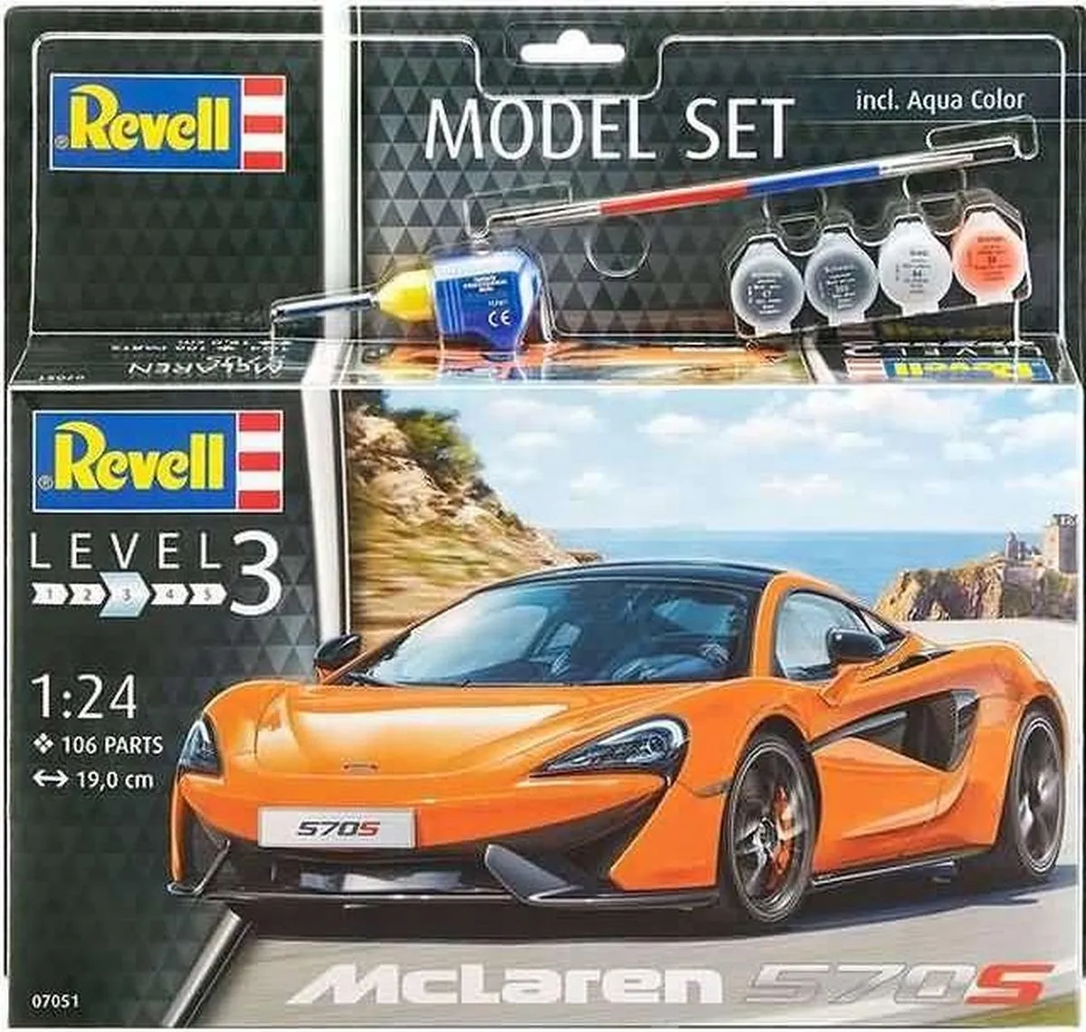 Revell 67051 McLaren 570S Modelbouwpakket 1:24 - 106 Onderdelen - Multi