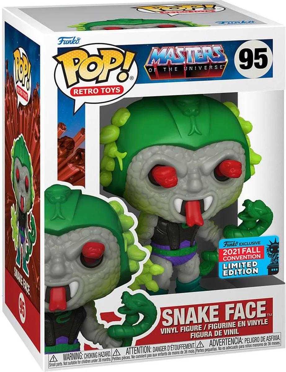 Funko POP! Snake Face Masters of the Universe - 9cm - Multicolor