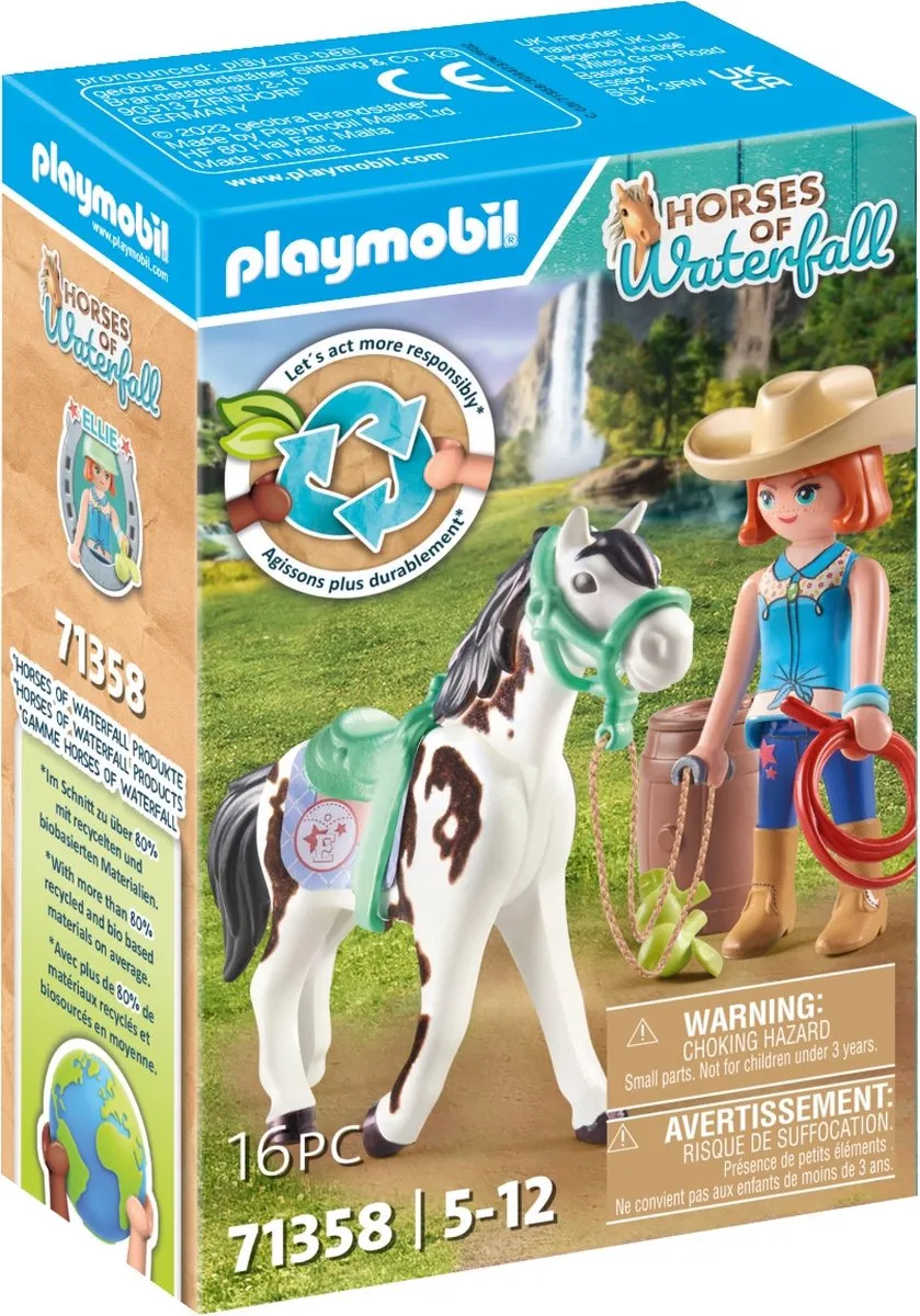 Playmobil Horses of Waterfall Ellie en Sawdust Speelset 71358
