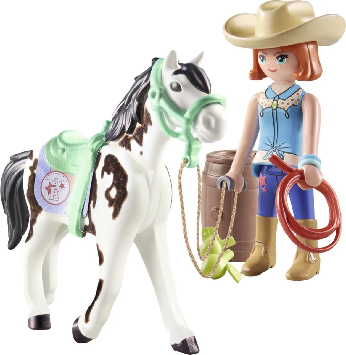 Playmobil Horses of Waterfall Ellie en Sawdust Speelset 71358 - Multikleur