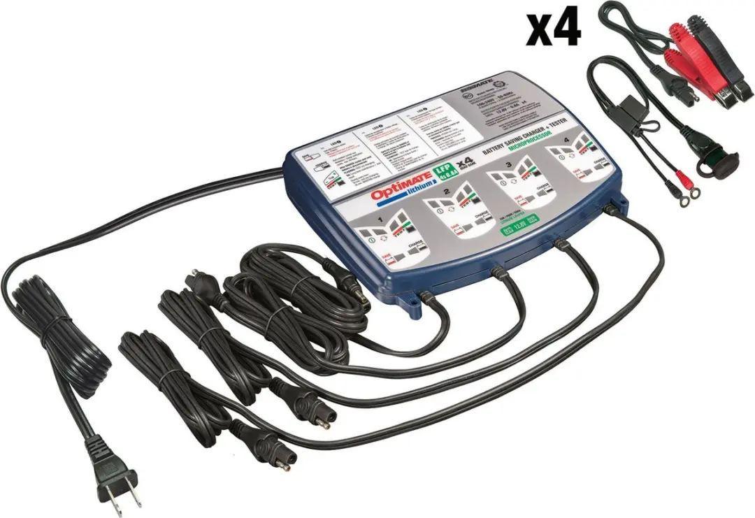 Tecmate Optimate Lithium X 4 - Lithium-ion Acculader