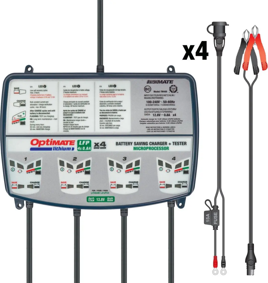 Tecmate Optimate Lithium X 4