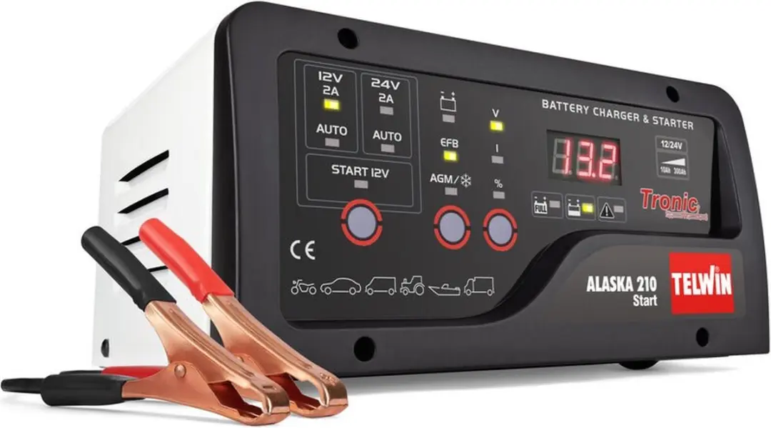 Telwin Alaska 210 Star Acculader 12/24V