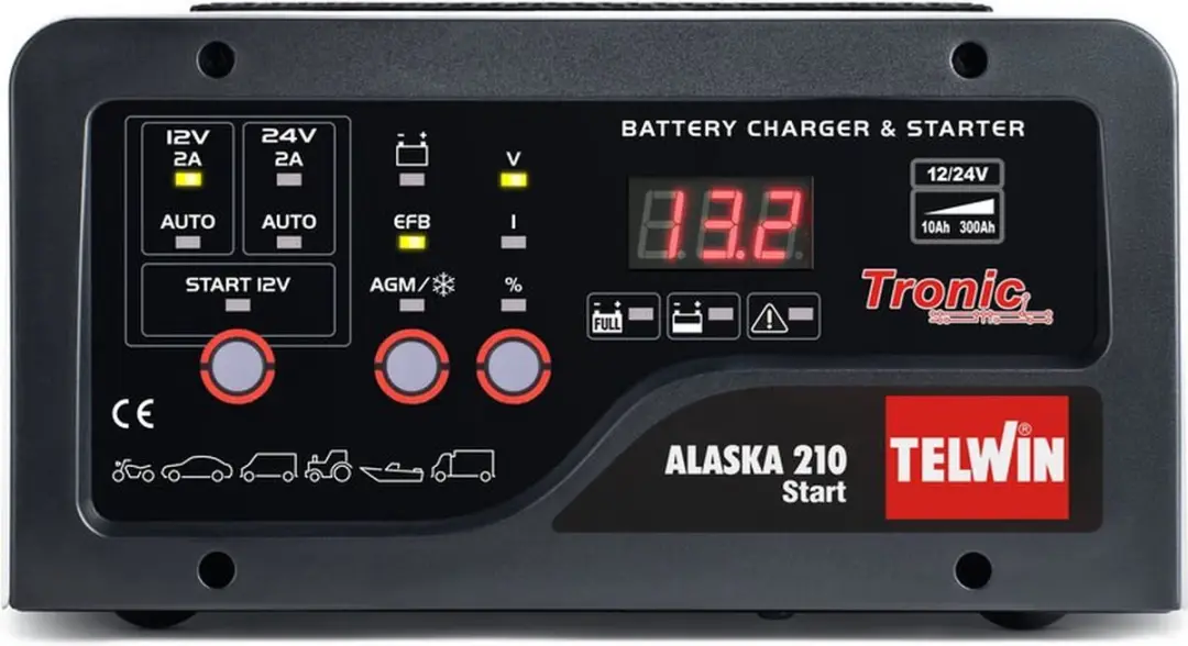 Telwin Alaska 210 Star Acculader 12/24V