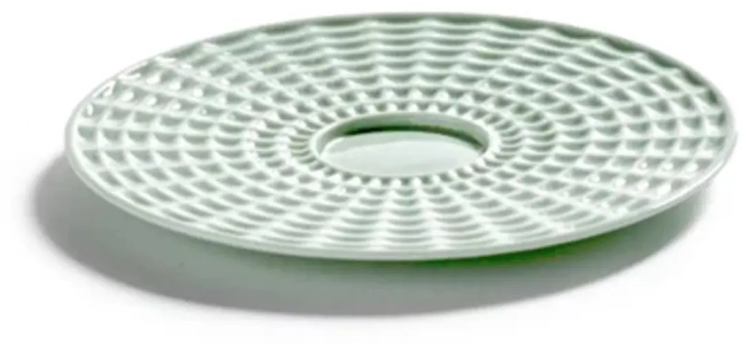Serax Ann Van Hoey Nido thee schotel D14.5cm bone china groen