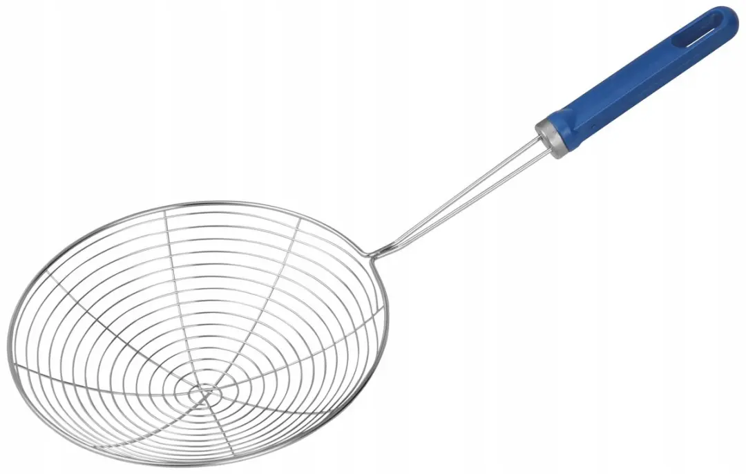 Roestvrijstalen schuimspaan/zeeflepel voor dumplings, friet, groenten (16cm)