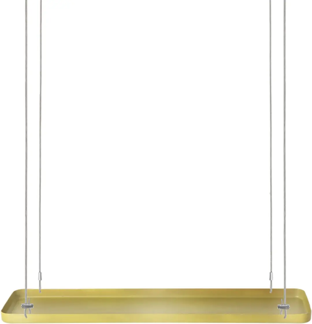 Esschert Design Plantenblad hangend rechthoekig L goudkleurig